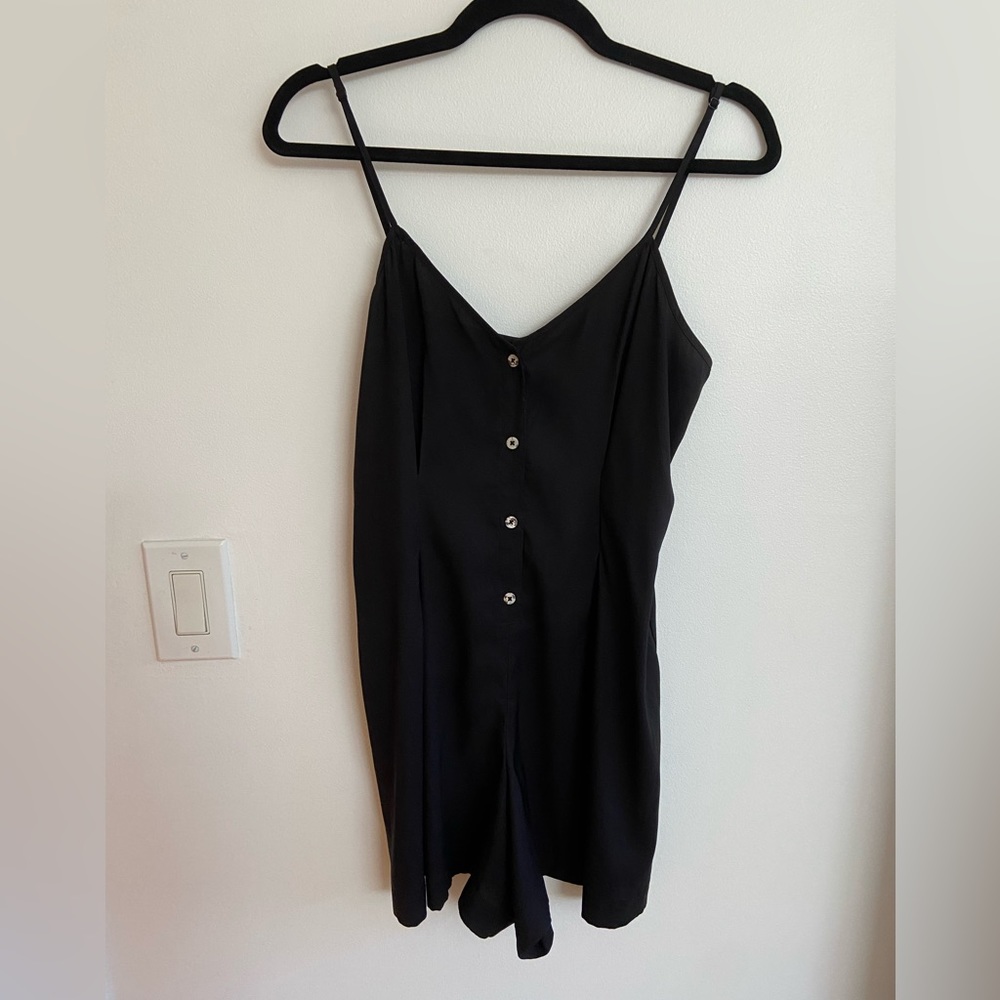 Mara Hoffman short romper with pockets